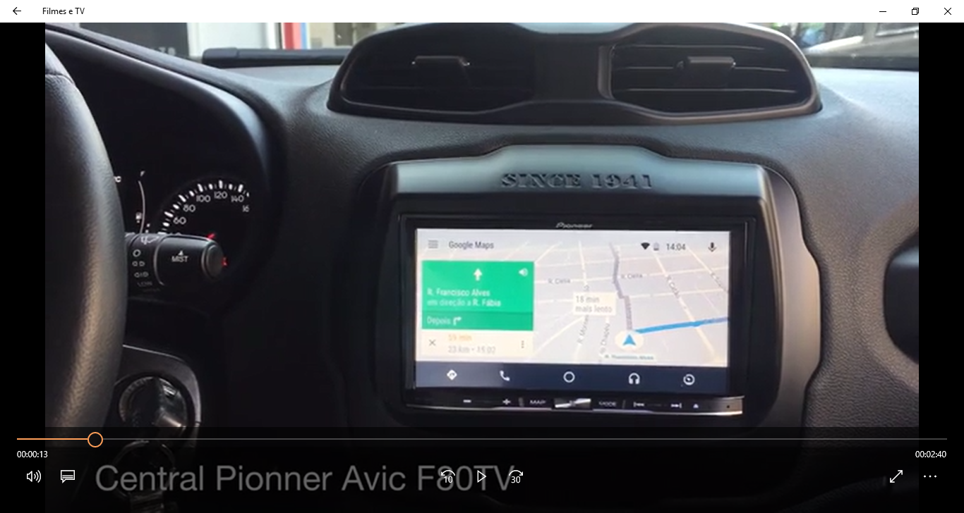 Renegade - Central Pionner Avic F80TV