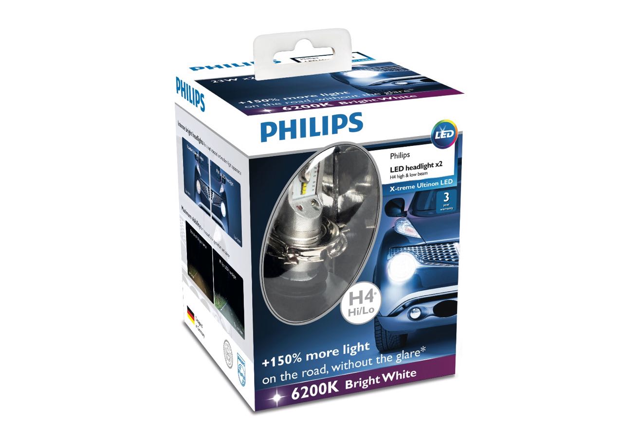 Kit Philips Ultinon H4 6200K 