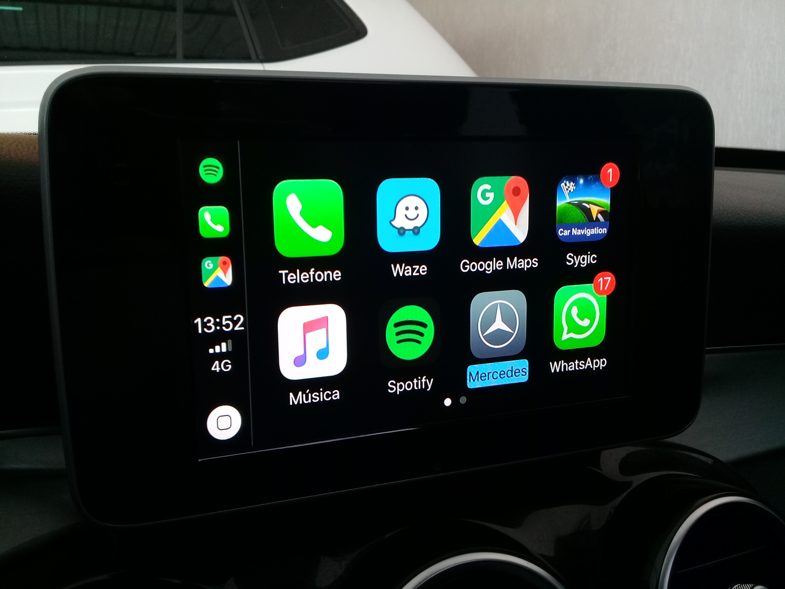Mercedes Serie C - Apple CarPlay 