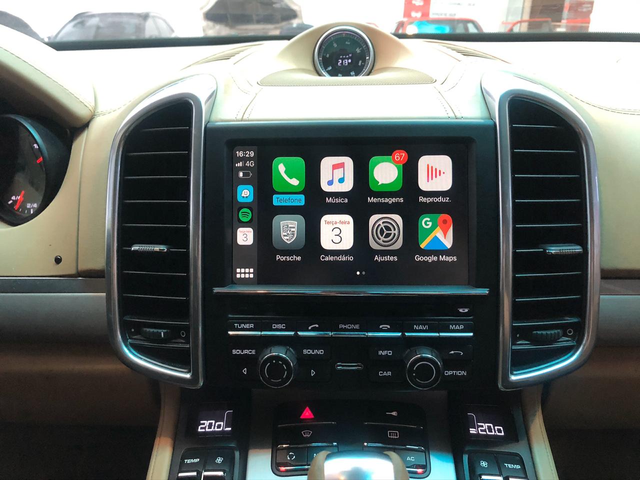 CarPlay e Android Auto - Cayenne 