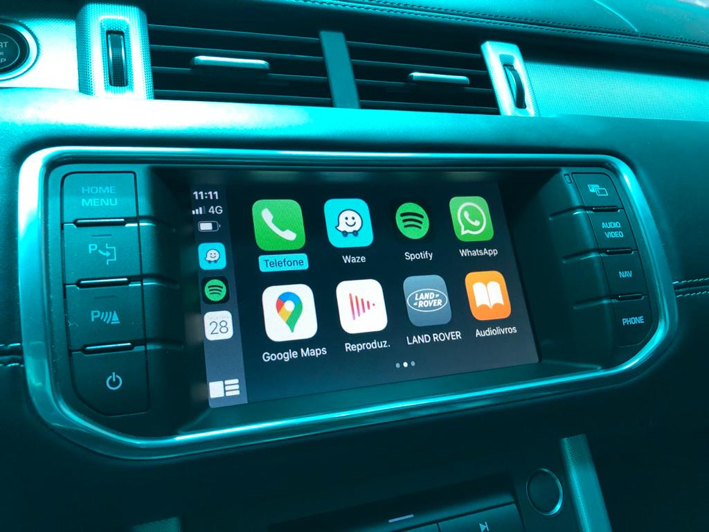 Evoque - Car Play e Android Auto 