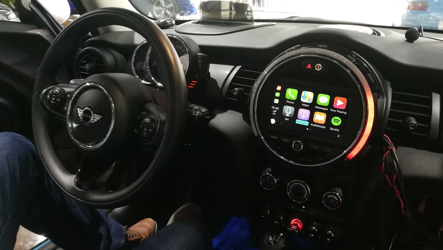 Mini Cooper 2011 a 2013 - Apple CarPlay e Android Auto 